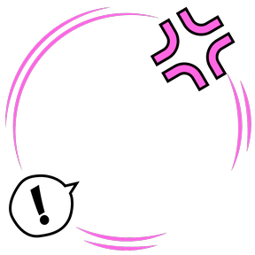 angry pink