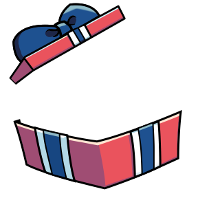 box red white blue