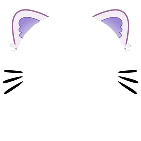 cat ears purple