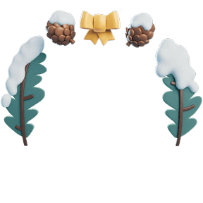 fresh pine ribbon
