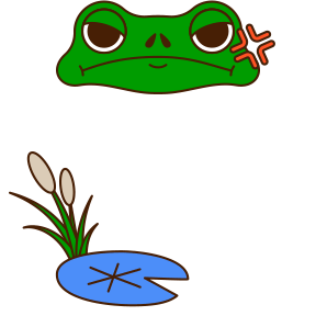 frog angry