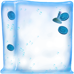 gelatinous cube blue