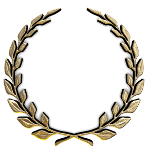 gold laurel wreath