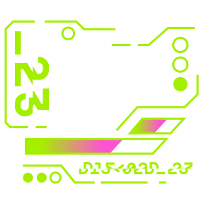 green futuristic ui