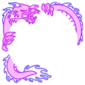 hologram dragon