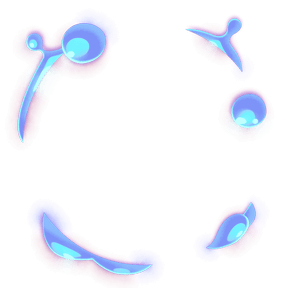 lava blobs blue