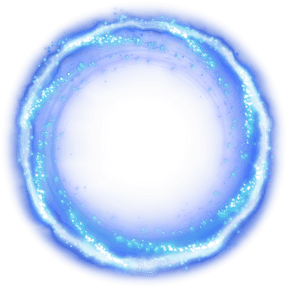 magic portal blue