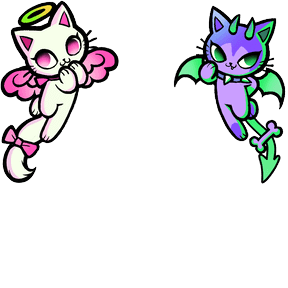 mischievous kitties