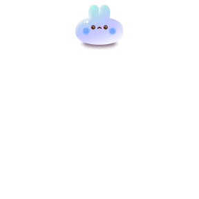 mochi bunny blue