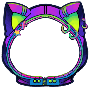 neon cat hoodie