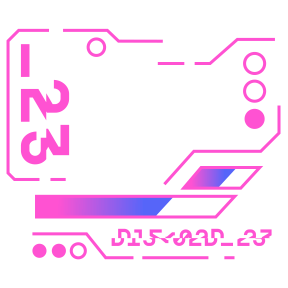 pink futuristic ui
