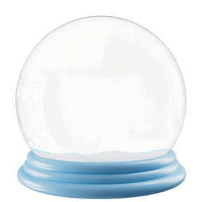 snowglobe blue
