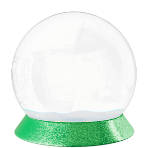 snowglobe green