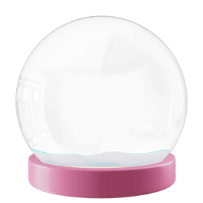 snowglobe pink