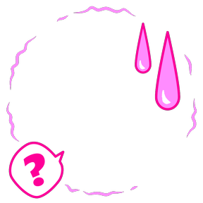 sweat drops pink