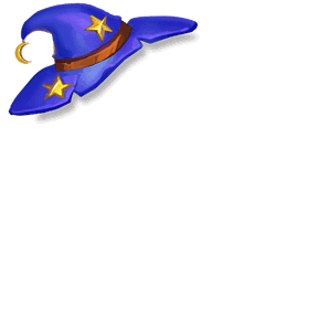 wizard hat blue