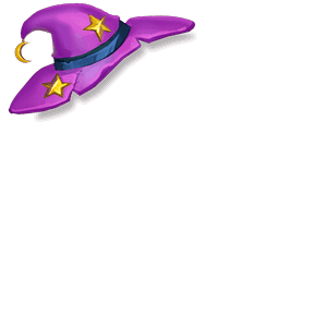 wizard hat purple